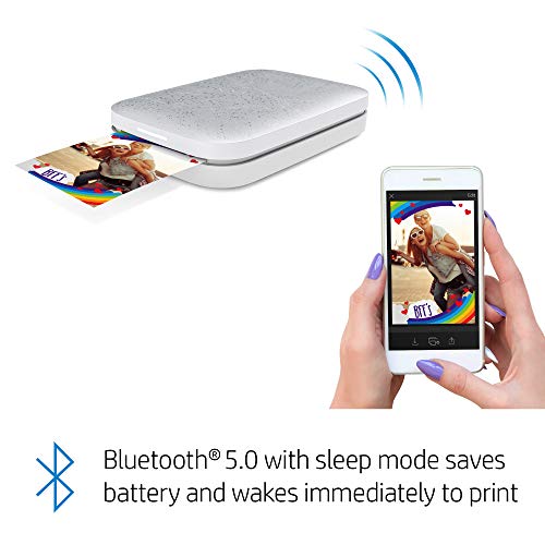 HP Sprocket Portable 2x3 Instant Photo Printer (Luna Pearl) A89391