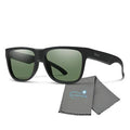 Smith Optics Lowdown 2 Matte Black Frame with ChromaPop Polarized Gray Green Lenses and A Lumintrail Cleaning Cloth - Avayadevconnect