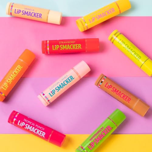 Lip Smacker Original Party Pack - 10 Moisturizing Lip Balms, Classic Flavors S23577