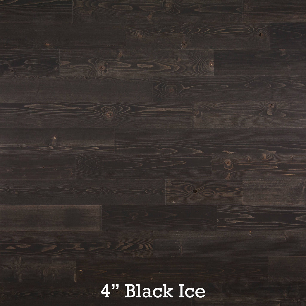Timberchic 274 Peel and Stick Reclaimed Black Ice Wood Planks Y498891