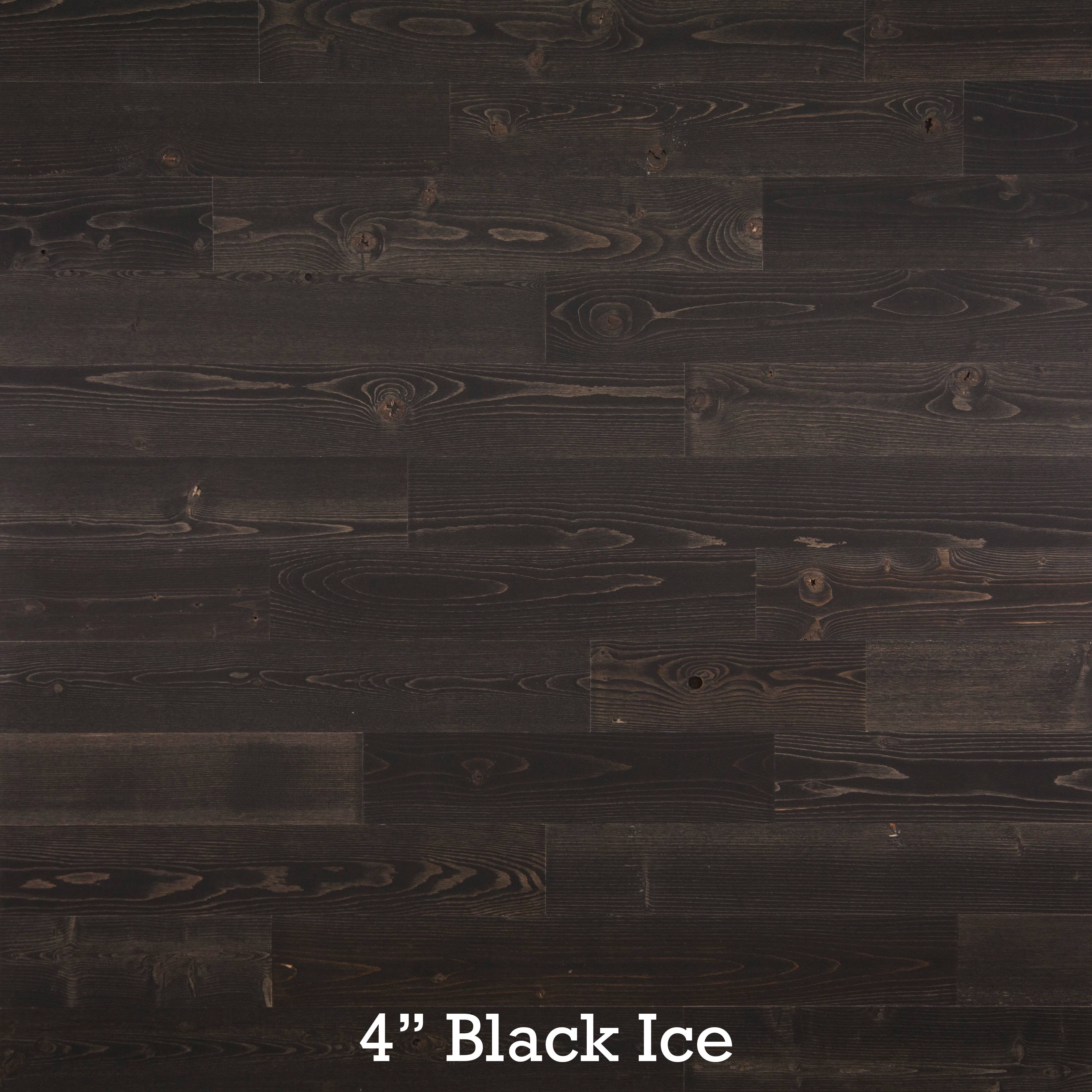 Timberchic 274 Peel and Stick Reclaimed Black Ice Wood Planks Y498891