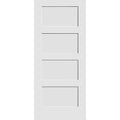 Trimlite 1668138-8444 18x22 by 80x22 Shaker 4-Panel Interior Slab Passage Door Primed