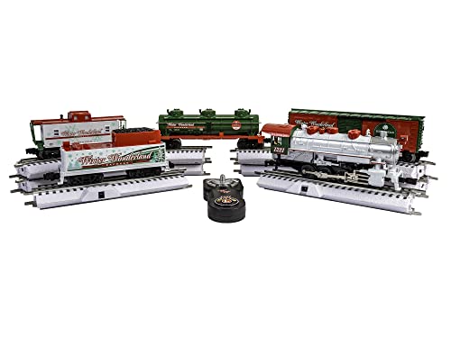 Lionel Winter Wonderland LionChief 5.0 Electric O Gauge Train Set with Bluetooth & Remote H663238
