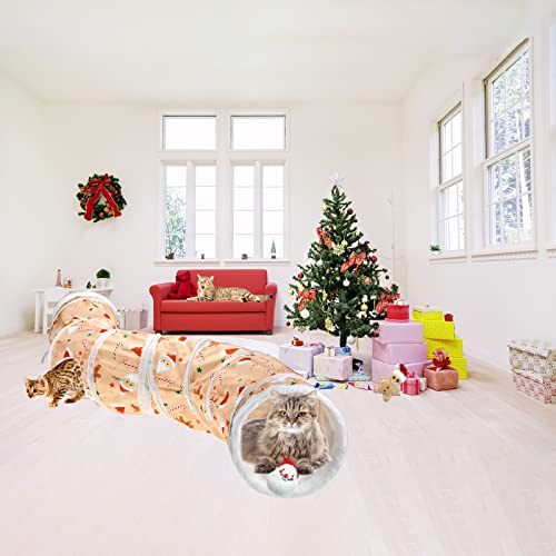 Vehomy 4Pcs Christmas Cat Toys Set with Catnip, Gingerbread Man, Santa Claus S975752