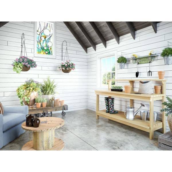 UFP-Edge 1 in. x 8 in. x 6 ft. Eased Edge Pine Shiplap Board (6-Pack) U733026
