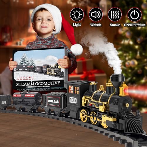 Gloween Train for Christmas Tree with Steam, Light & Sound E7777