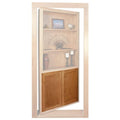 InvisiDoor Bookcase Door Accessory Finish: Red Oak, Size: 32x22 H x 16x22 W x 1x22 D ID.DOOR32FP.RO