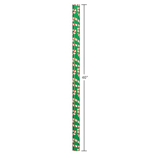 American Greetings Kids Christmas Wrapping Paper Set, 120 sq ft, 4 Rolls with Bows and Tags I837576