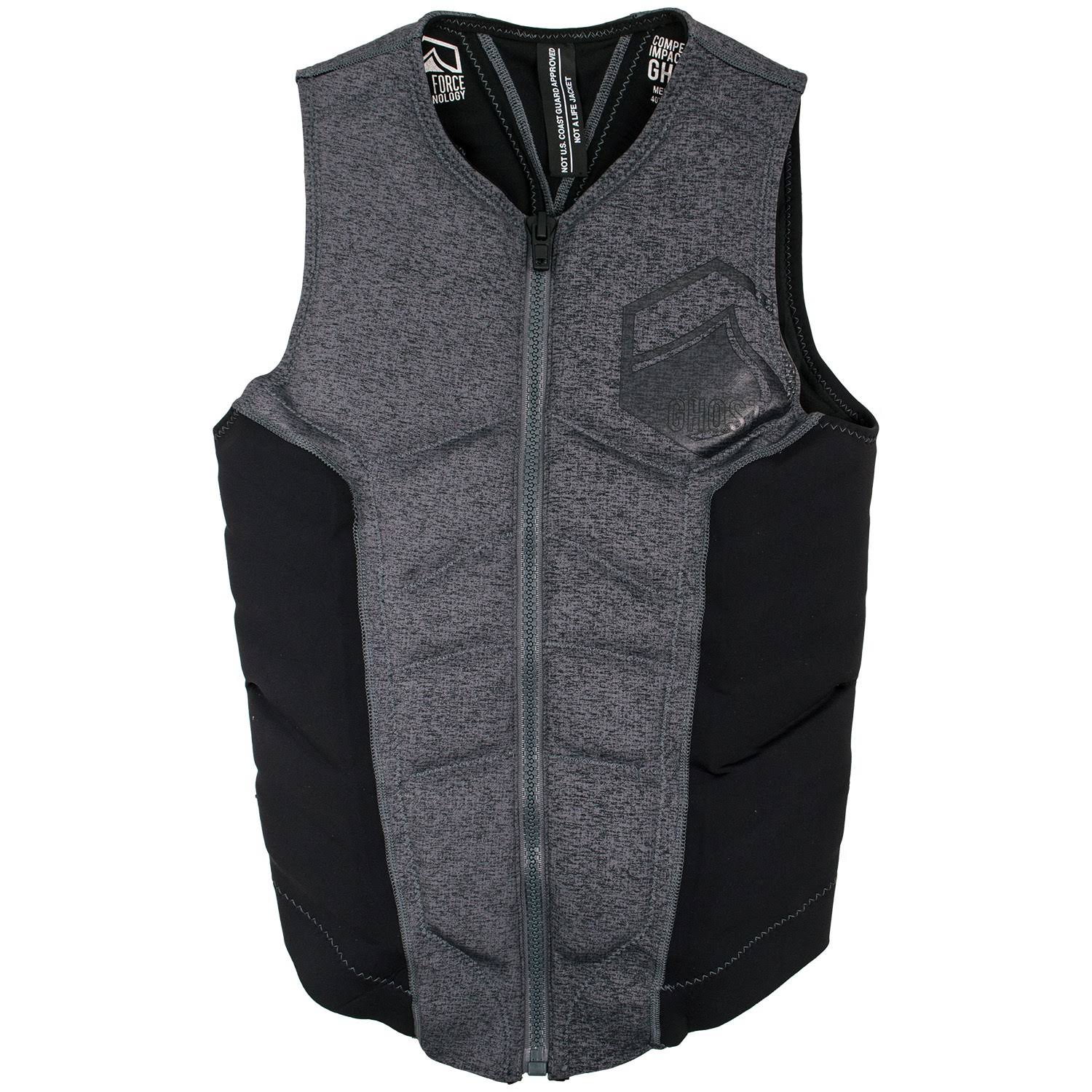 Liquid Force 2019 Ghost (Heather/Black) Comp Vest-Small