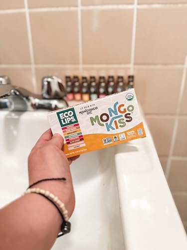 Mongo Kiss USDA Organic Lip Balm Set 8-pack with Mongongo Oil & Cocoa Butter B2380
