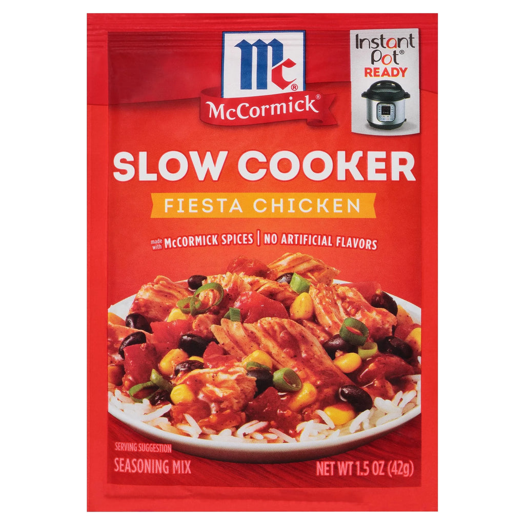McCormick Slow Cooker Fiesta Chicken Seasoning Mix, 1.5 oz (12 Pack) J11534