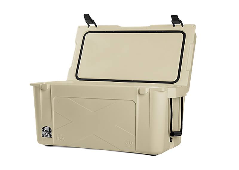Bison Coolers 50 Quart Cooler - White J40524