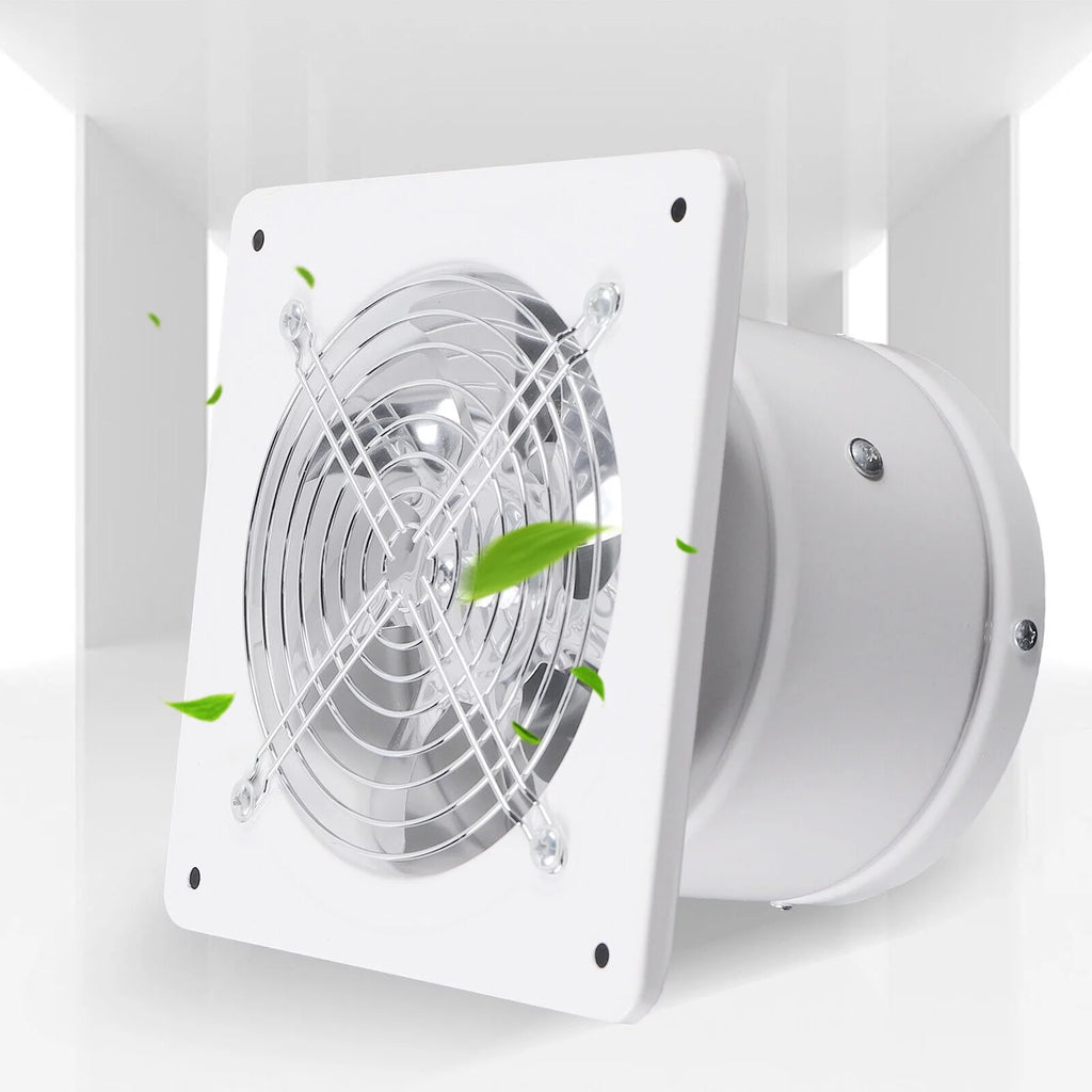 6" Wall Mounted Exhaust Fan for Bathroom Ventilation W500