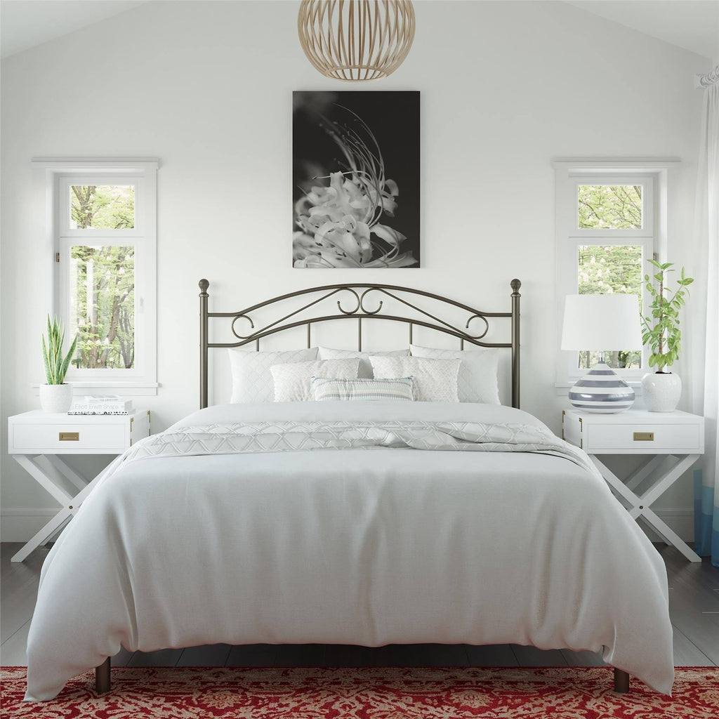 Avenue Greene Irma Full/Queen Metal Headboard Bronze C610