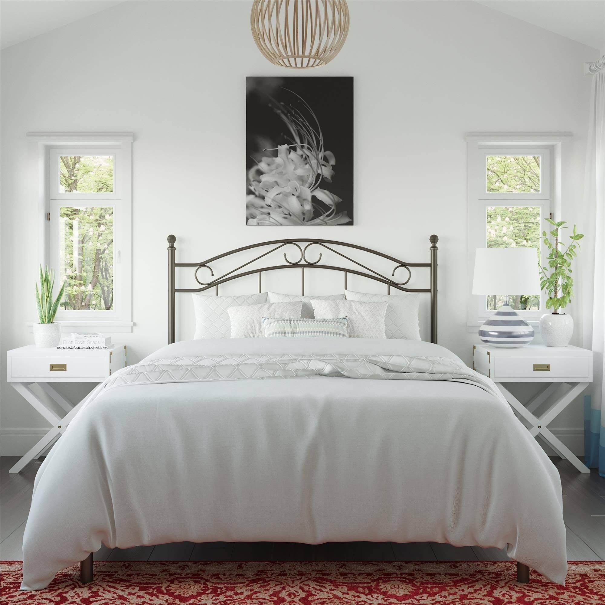 Avenue Greene Irma Full/Queen Metal Headboard Bronze C610