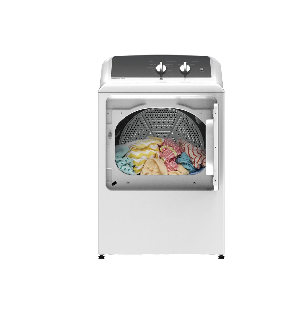 GE GTX52EASP 27" Electric Dryer - White G2425