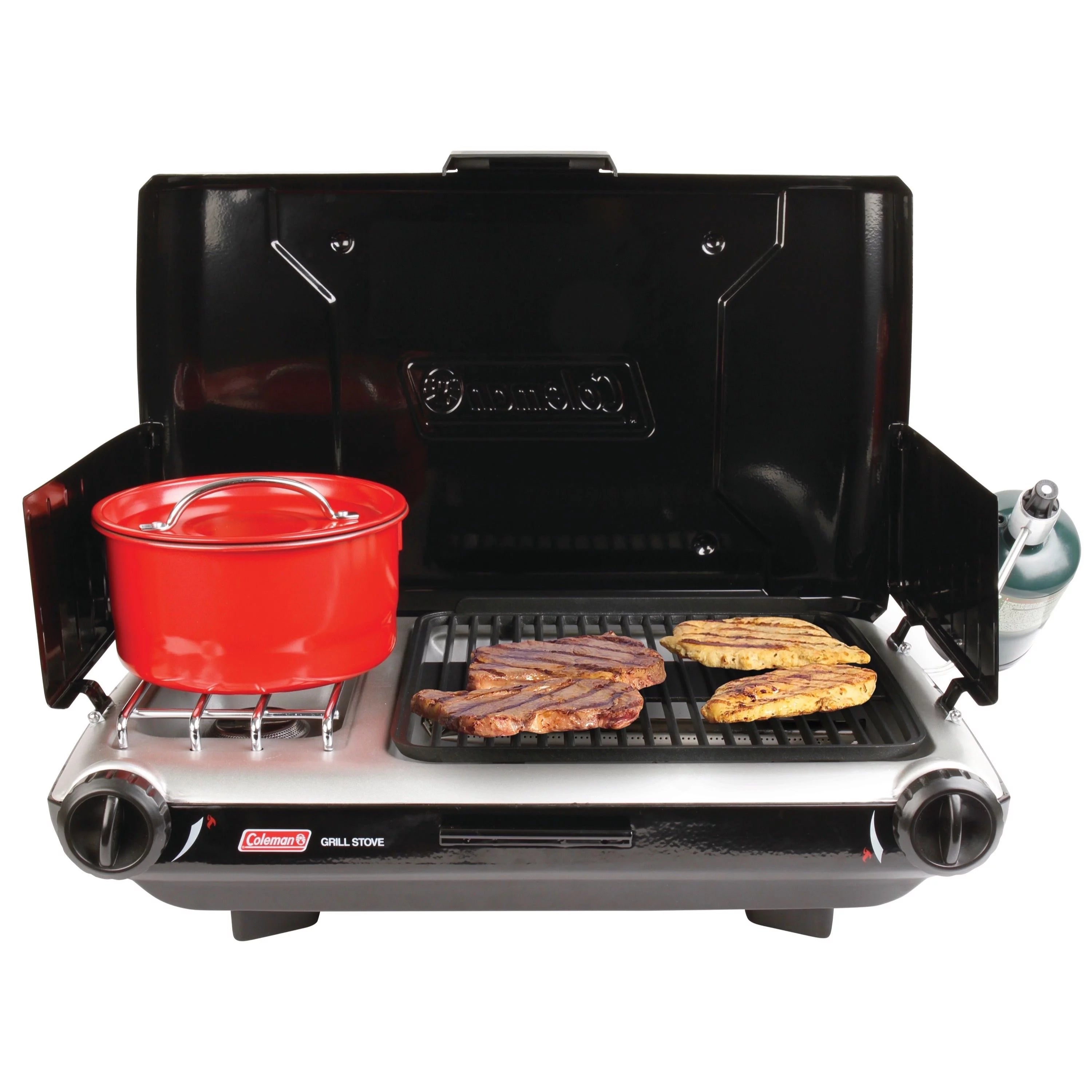 Coleman Grill-Stove Portable Propane Black J87687