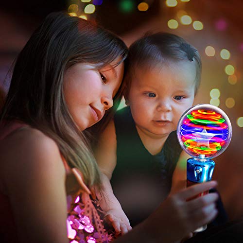 ArtCreativity 7.5 Inch Light Up Magic Ball Toy Wands for Kids, Set of 2 K131192