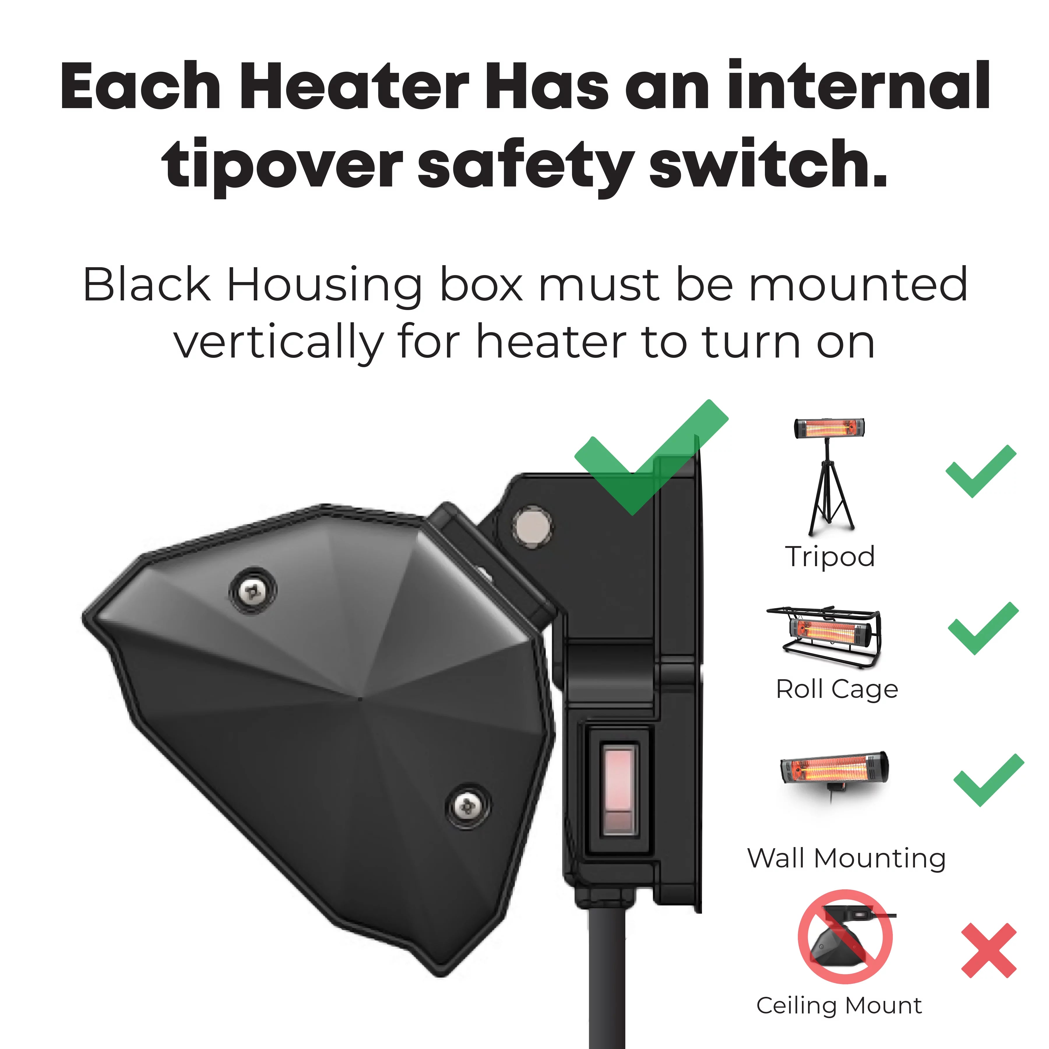 Heat Storm Infrared Tradesman 1500 Watt Electric Outdoor Heater with Tripod B1456