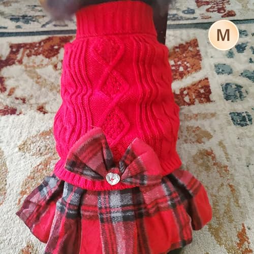 KYEESE Dog Sweater Knitwear with Bowtie for Small Dogs R875009