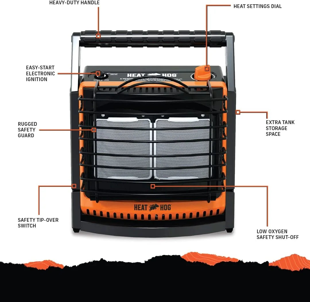 Heat Hog 18000 BTU LP Portable Heater B227