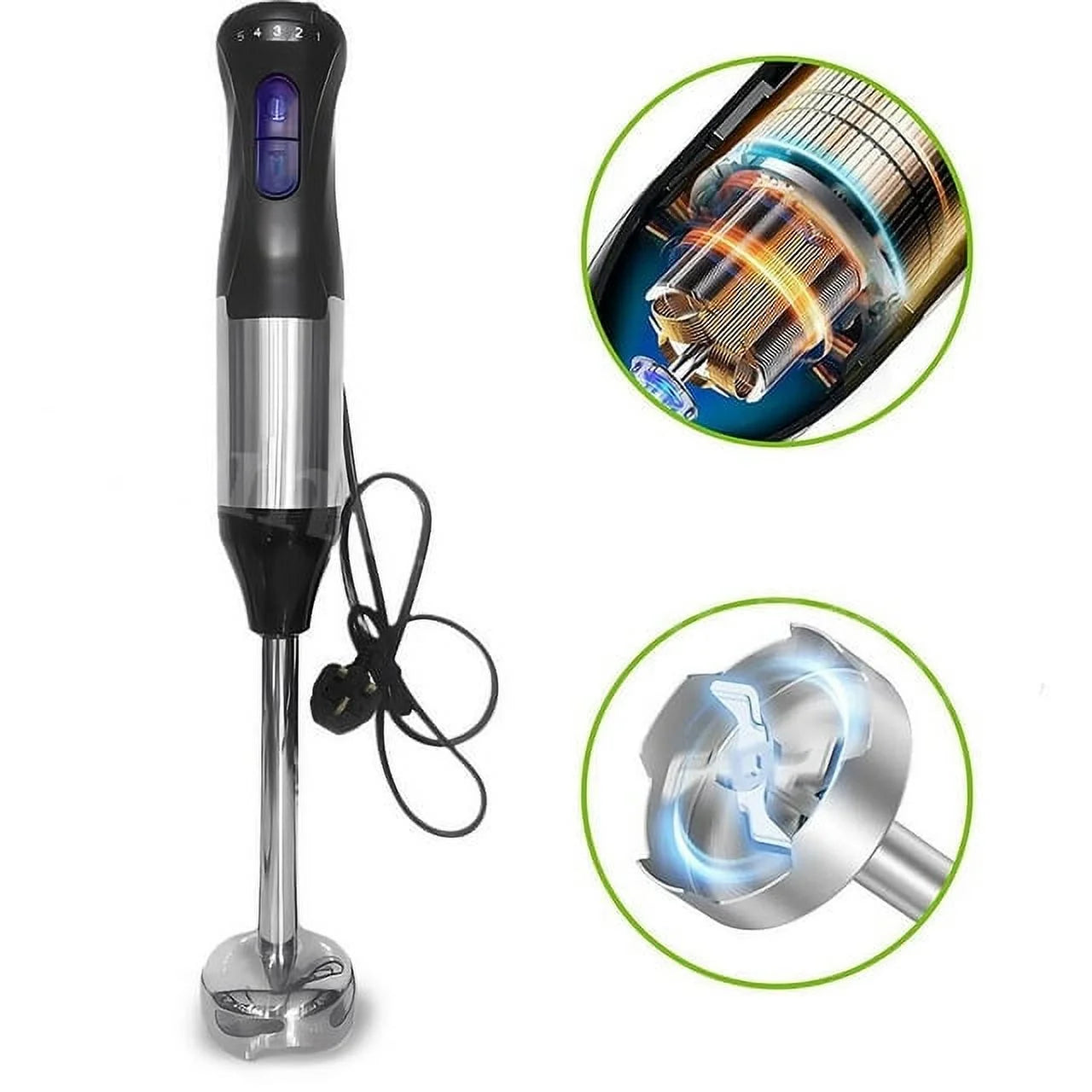 Immersion Blender 4-in-1, 1000W Handheld Electric Blender for Kitchen S29138