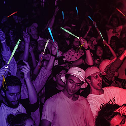 M.best 12pcs Glow Sticks Party Supplies, 3 Modes Flashing LED Light Up Wands Z14207