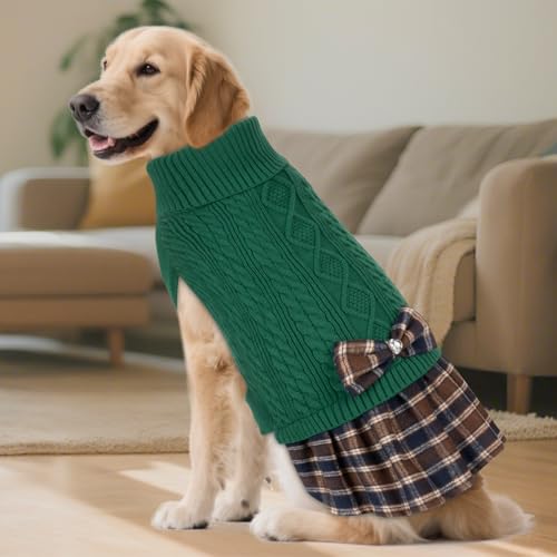 KYEESE Dog Sweater Knitwear with Bowtie for Small Dogs R875009