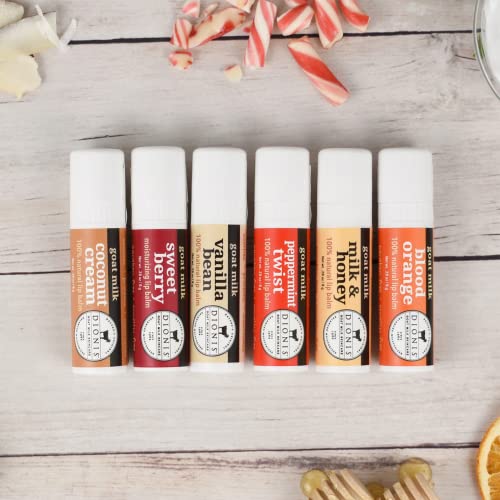 Dionis Goat Milk Lip Balm Ornament 6-Piece Variety Pack S6767