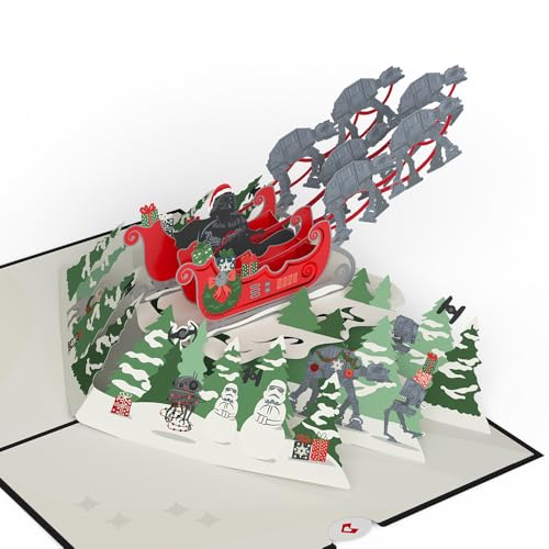 Lovepop Star Wars Galaxy's Greetings Wreath Pop Up Christmas Card F5861