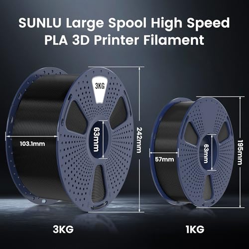 SUNLU High Speed PLA Filament Mini Pack, 250g, 8 Colors H7158