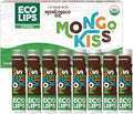 Mongo Kiss USDA Organic Lip Balm Set 8-pack with Mongongo Oil & Cocoa Butter B2380