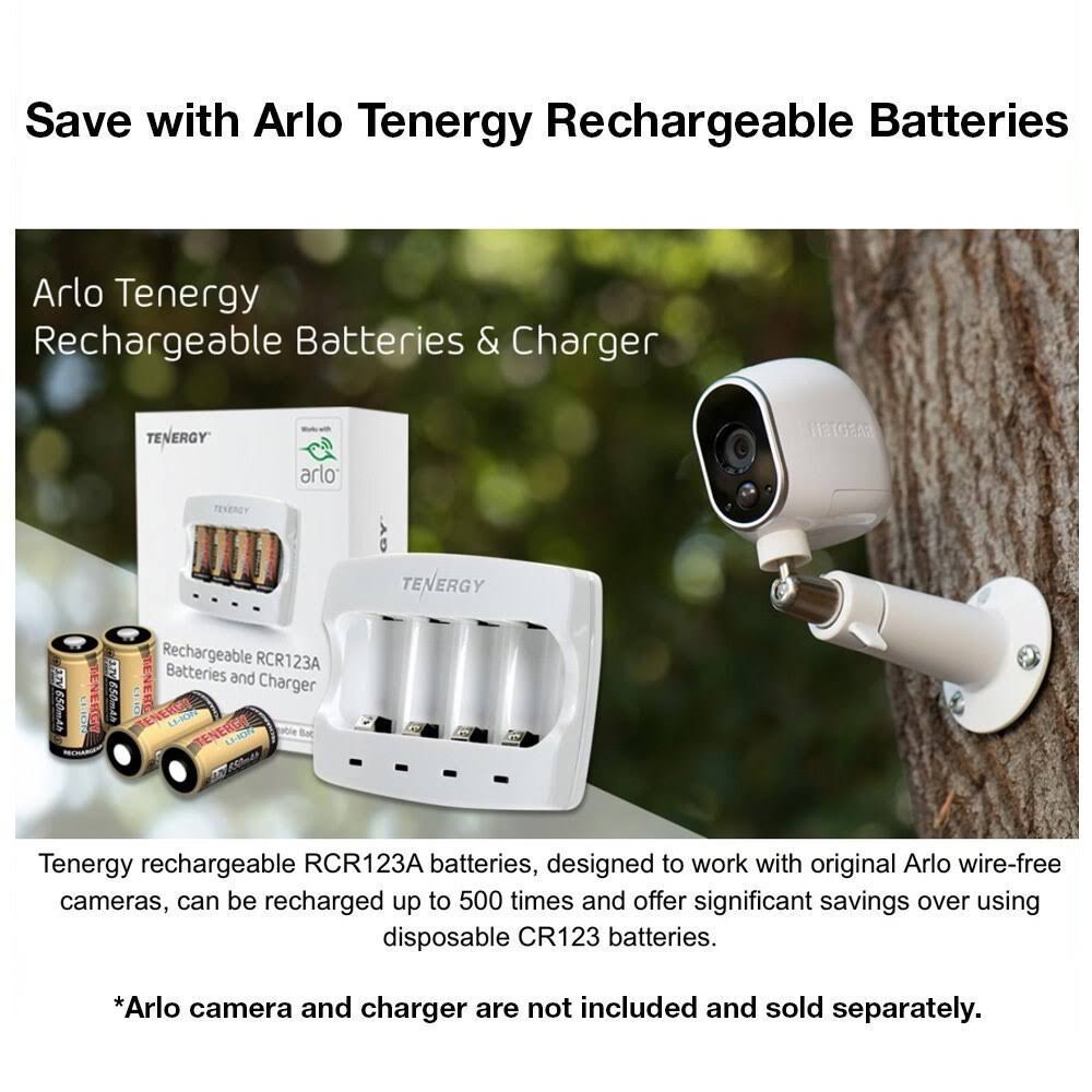 Arlo Certified Rechargeable Li-ion Batteries for Arlo Smart Security Camera (24-Pack) Q413