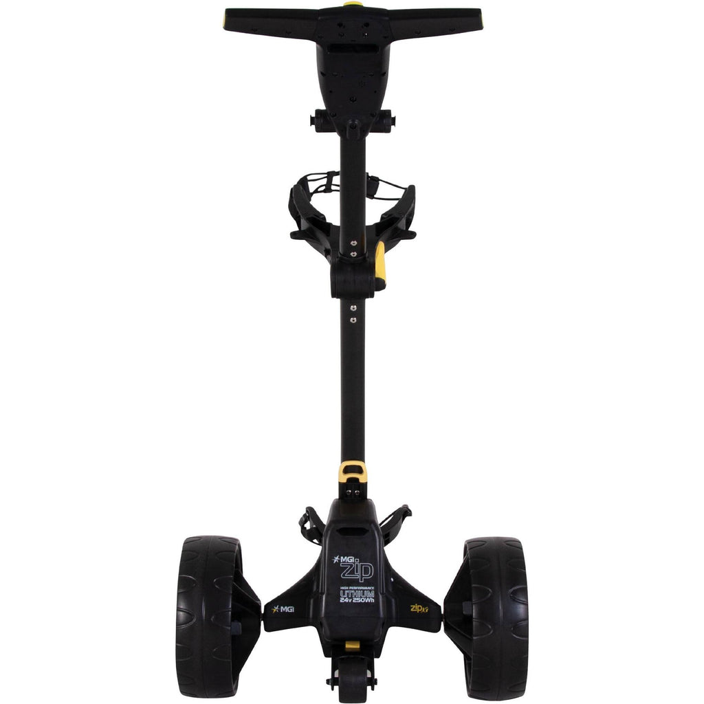 MGI Zip X1 Electric Golf Push Cart with Swivel Wheel, Black F613053