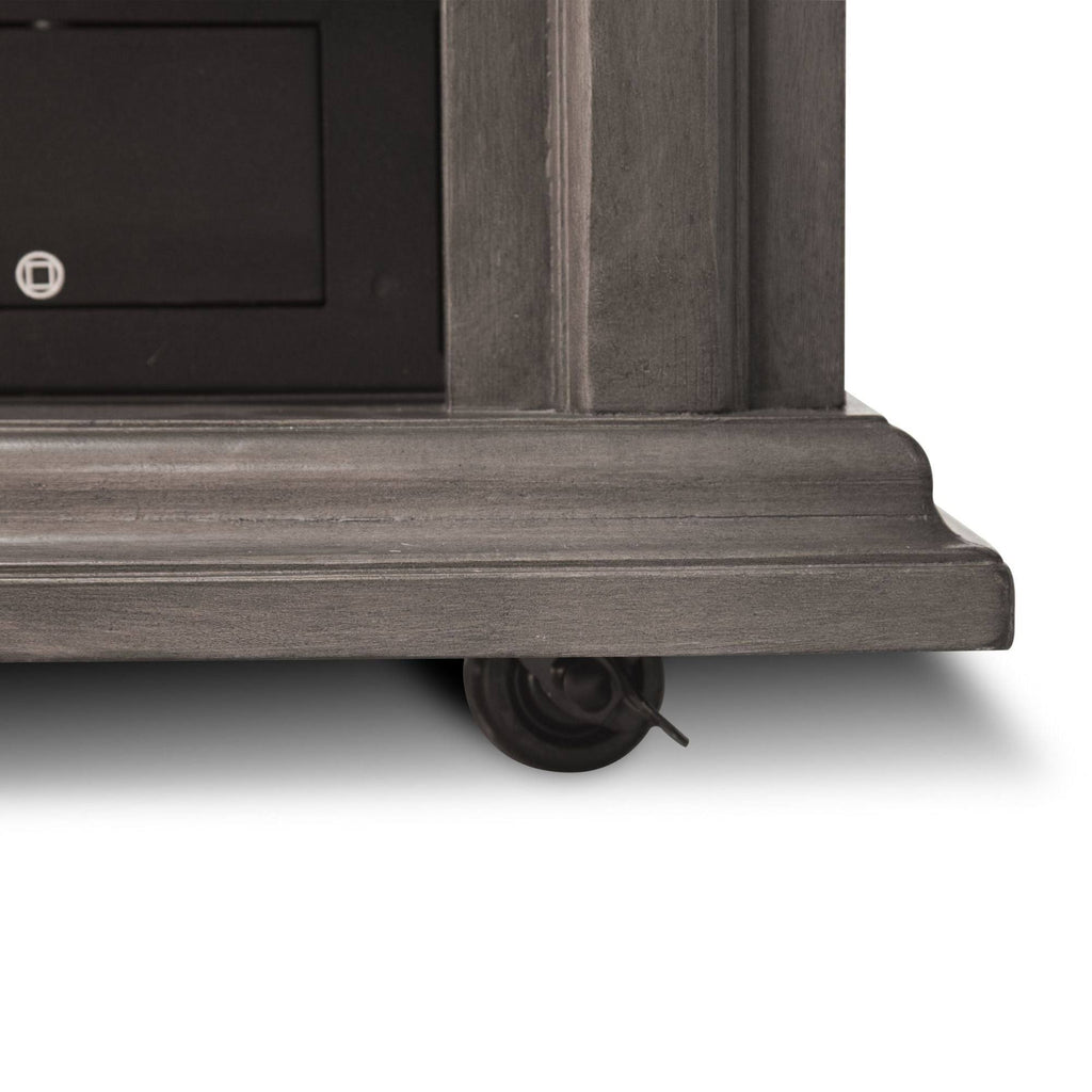 Pleasant Hearth Sheridan Mobile Fireplace - Cherry D770958