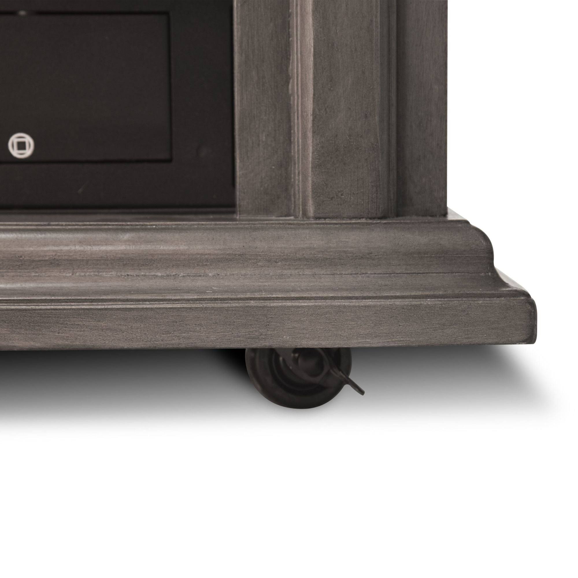 Pleasant Hearth Sheridan Mobile Fireplace - Cherry D770958