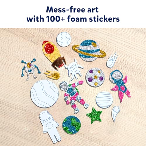 Skillmatics Foil Fun Christmas Ornaments, Mess Free Art Craft Kit for Kids Ages 4-9 S207