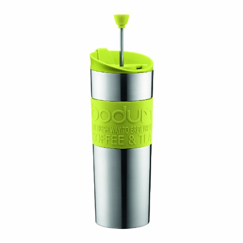 Bodum Travel Press, Vacuum Insulated, 15oz, Black Q18221