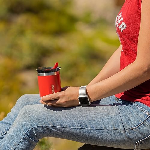WACACO Octaroma Classico Vacuum Insulated Coffee Mug, Double-wall Stainless Steel, 6 fl oz, Carmine Red Z33030