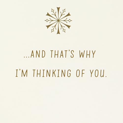 Hallmark Boxed Holiday Cards, Red and Gold Snowflake, 40 Cards with Envelopes E355