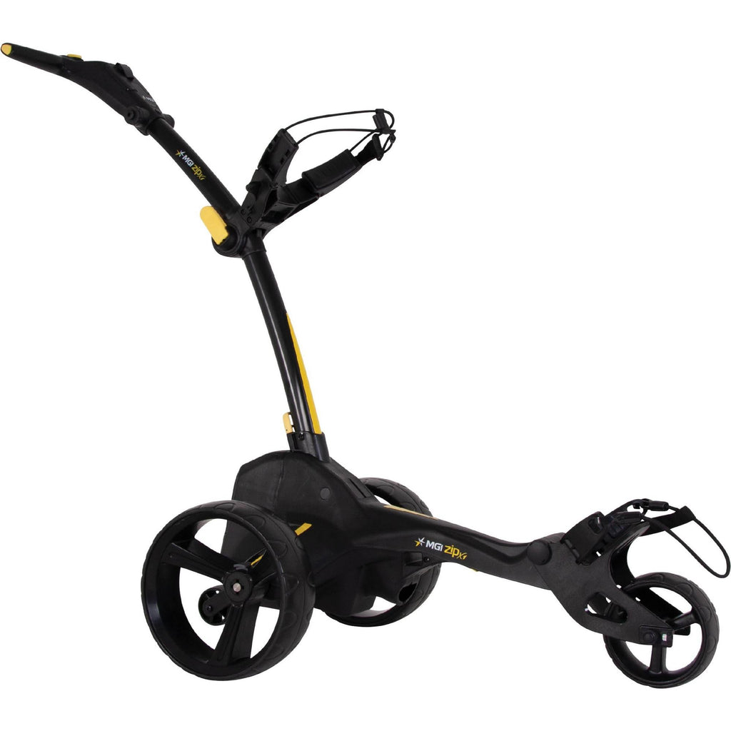 MGI Zip X1 Electric Golf Push Cart with Swivel Wheel, Black F613053