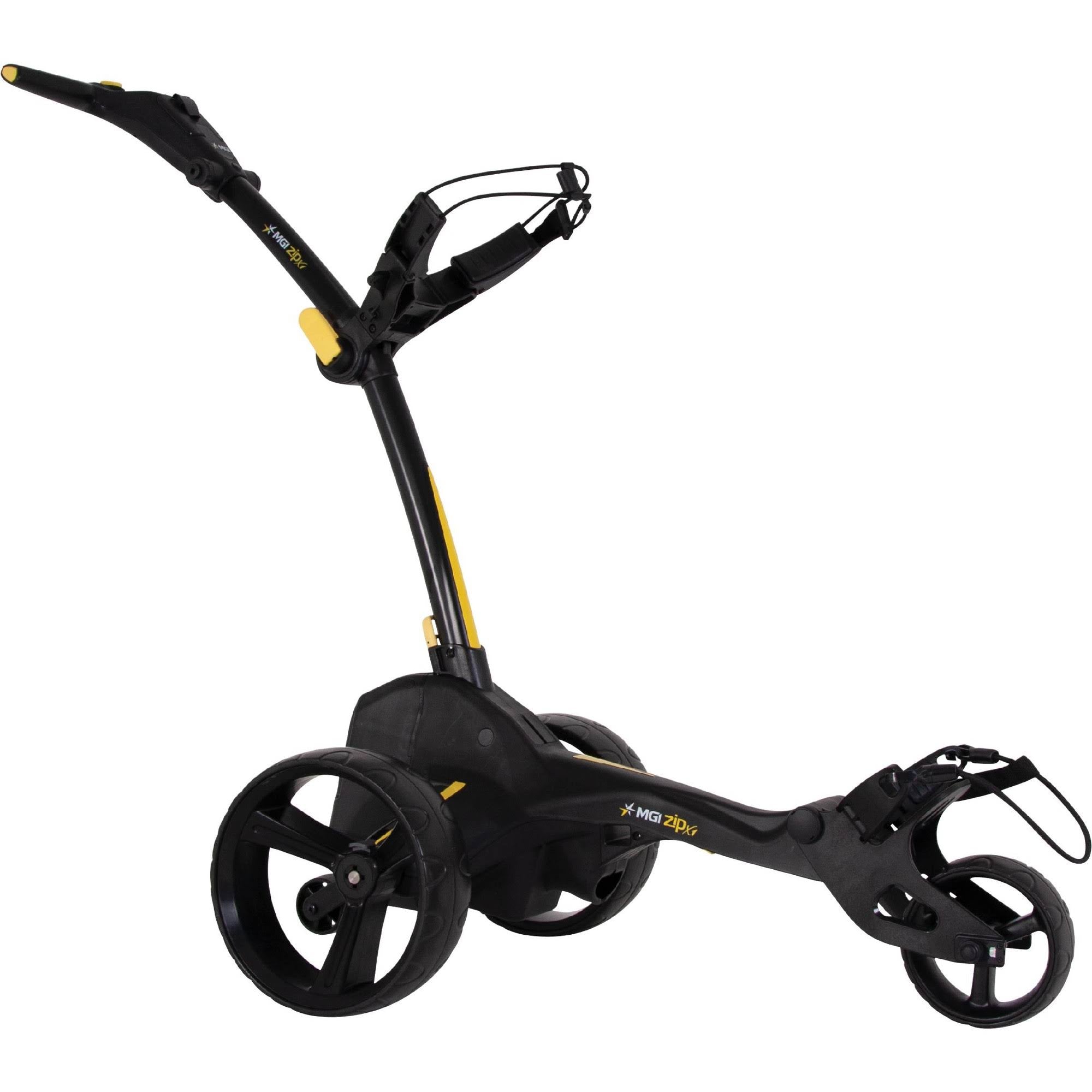 MGI Zip X1 Electric Golf Push Cart with Swivel Wheel, Black F613053