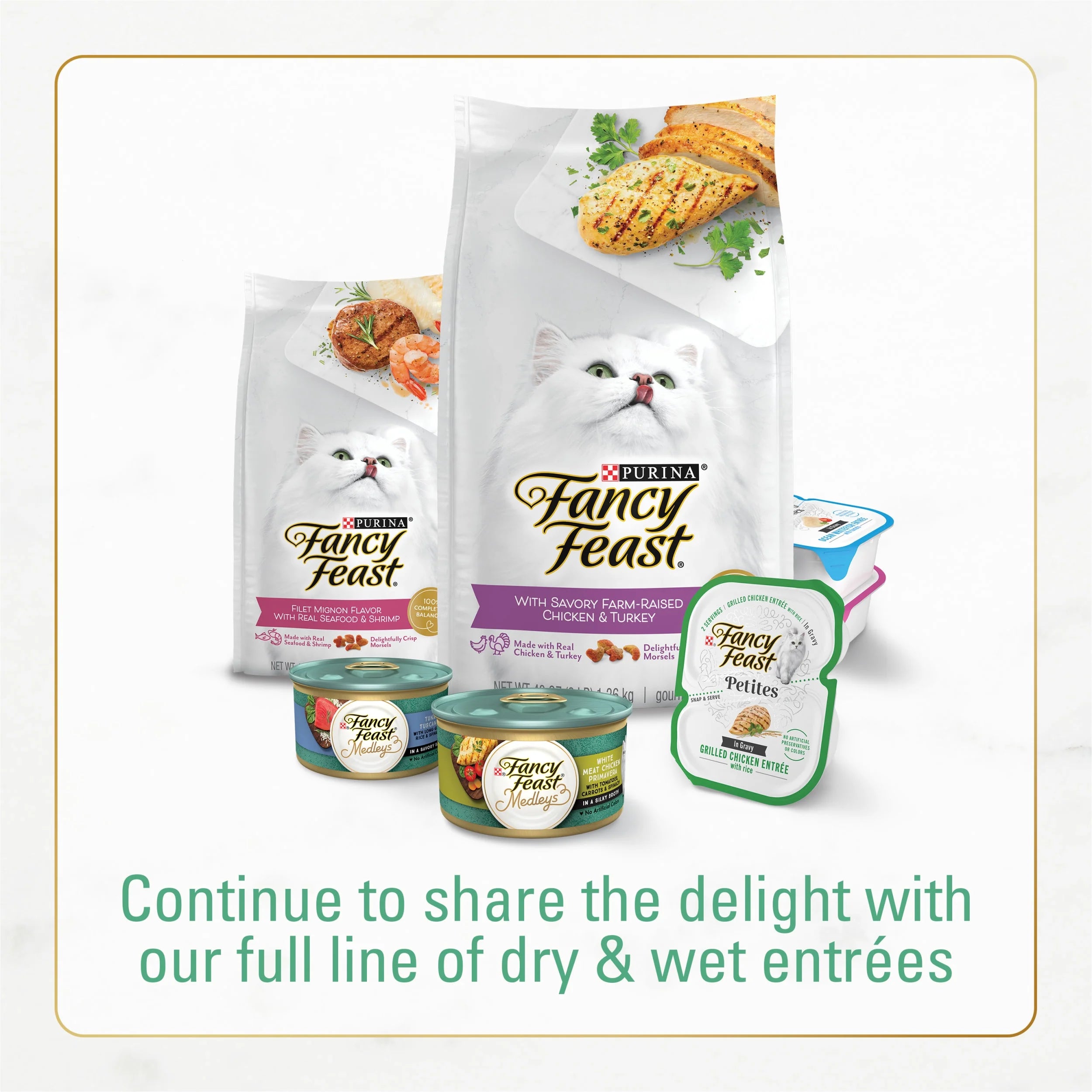 Purina Fancy Feast Dry Cat Food with Ocean Fish and Salmon F557