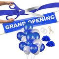 Deluxe Grand Opening Ribbon Cutting Kit - 25" Giant Scissors with Gold Satin Ribbon M4491