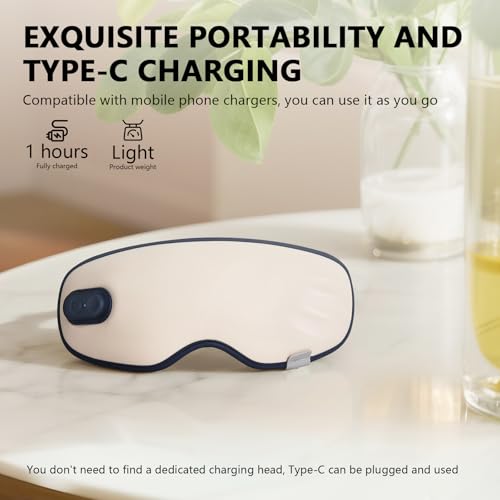 Heated Eye Massager for Dry Eyes and Migraine Relief I10378