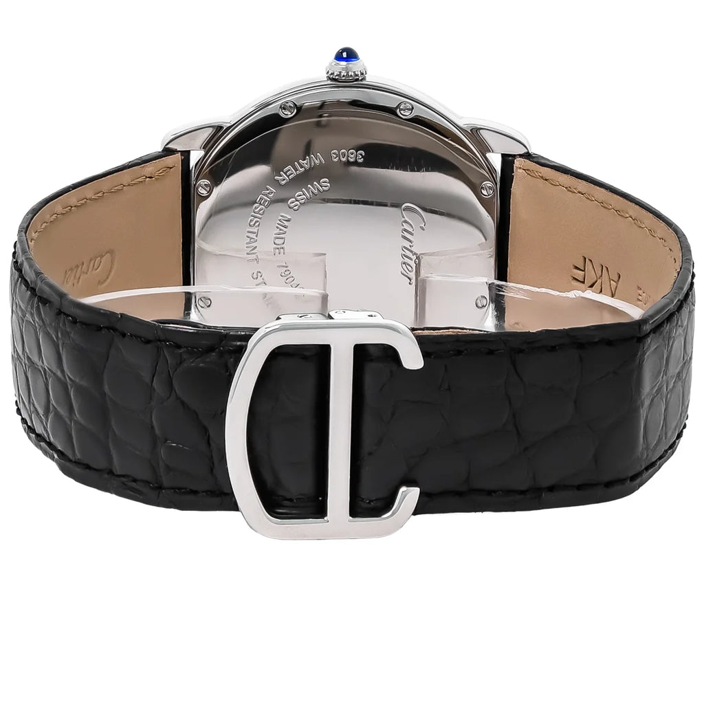 Pre-Owned Cartier Rondo Solo Large Silver Dial Quartz Watch W6700255 U106