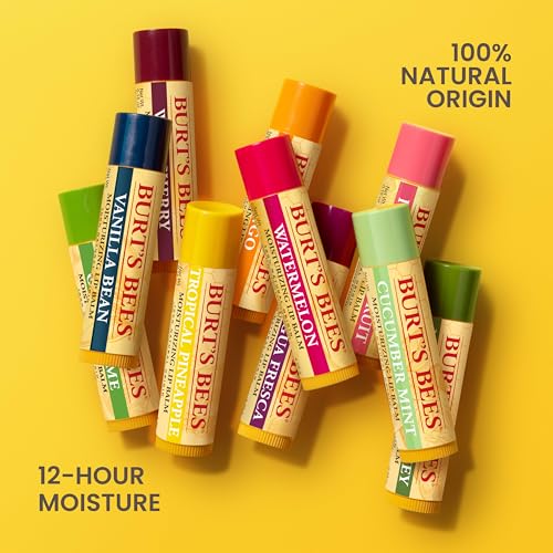 Burt's Bees Lip Balm 4-Pack, Pink Grapefruit, Mango, Coconut & Pear, Pomegranate C323915