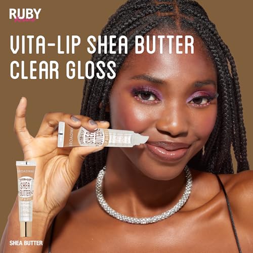 Ruby Kisses Broadway Vita-Lip Clear Lip Gloss 8 Pack, Ultra-Hydrating with Vitamins T1692