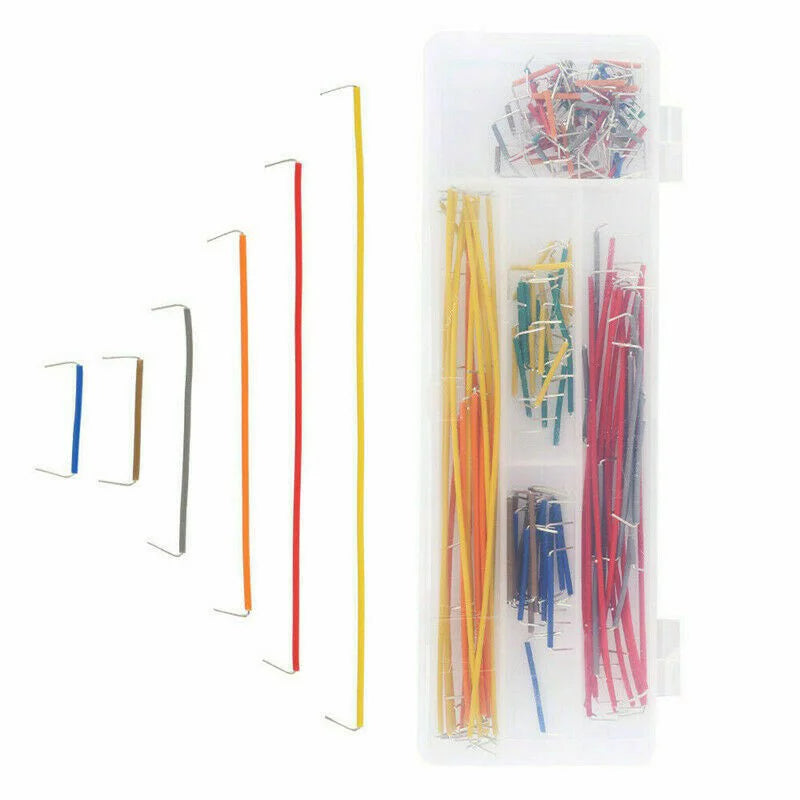 Sufanic Electronics Basic Component Starter Kit with Breadboard Power Supply Jumper Wires Resistors Capacitors LED C75289