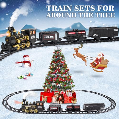 Gloween Train for Christmas Tree with Steam, Light & Sound E7777